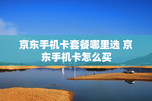 京东手机卡套餐哪里选 京东手机卡怎么买