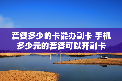 套餐多少的卡能办副卡 手机多少元的套餐可以开副卡