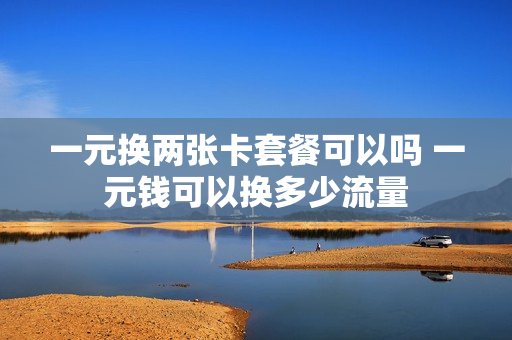 一元换两张卡套餐可以吗 一元钱可以换多少流量