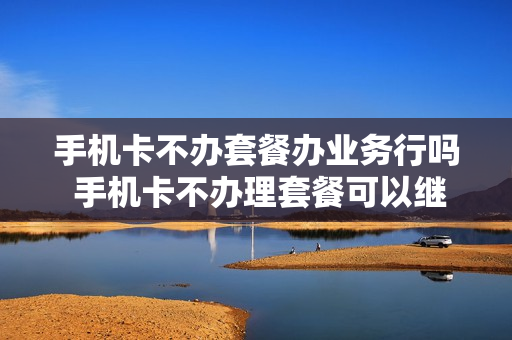 手机卡不办套餐办业务行吗 手机卡不办理套餐可以继续使用吗