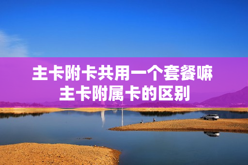 主卡附卡共用一个套餐嘛 主卡附属卡的区别