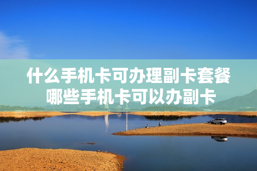 什么手机卡可办理副卡套餐 哪些手机卡可以办副卡