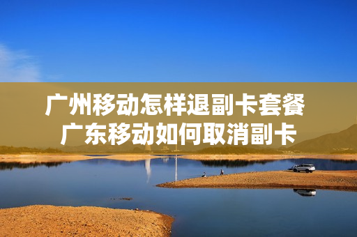 广州移动怎样退副卡套餐 广东移动如何取消副卡