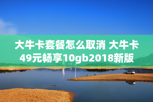 大牛卡套餐怎么取消 大牛卡49元畅享10gb2018新版