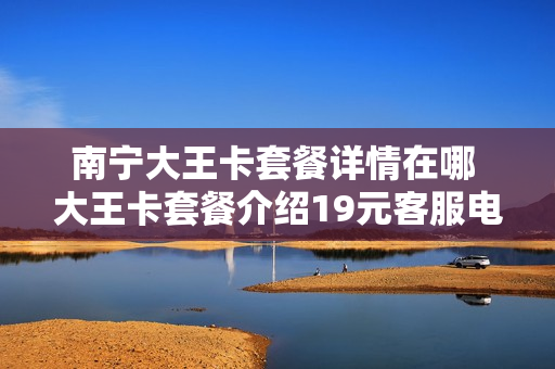 南宁大王卡套餐详情在哪 大王卡套餐介绍19元客服电话