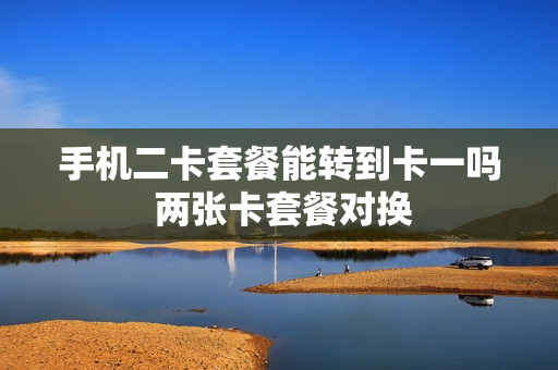 手机二卡套餐能转到卡一吗 两张卡套餐对换