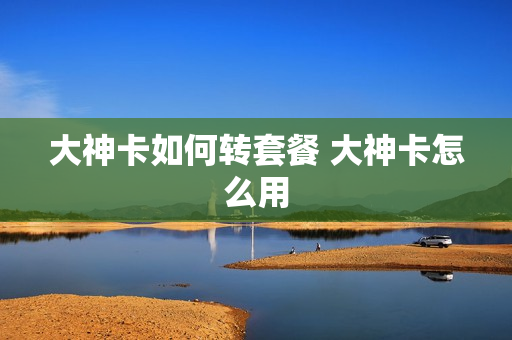 大神卡如何转套餐 大神卡怎么用