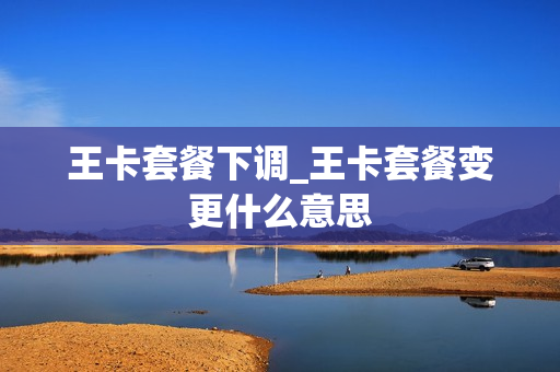 王卡套餐下调_王卡套餐变更什么意思