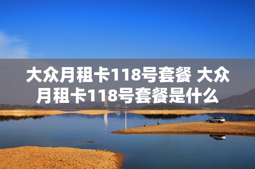 大众月租卡118号套餐 大众月租卡118号套餐是什么