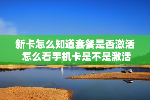 新卡怎么知道套餐是否激活 怎么看手机卡是不是激活了