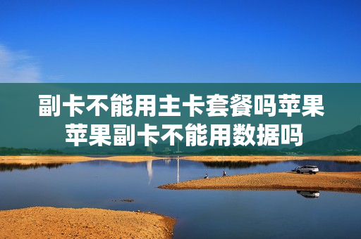 副卡不能用主卡套餐吗苹果 苹果副卡不能用数据吗