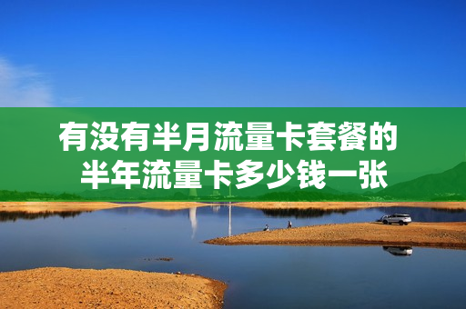 有没有半月流量卡套餐的 半年流量卡多少钱一张