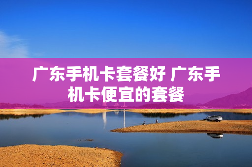 广东手机卡套餐好 广东手机卡便宜的套餐