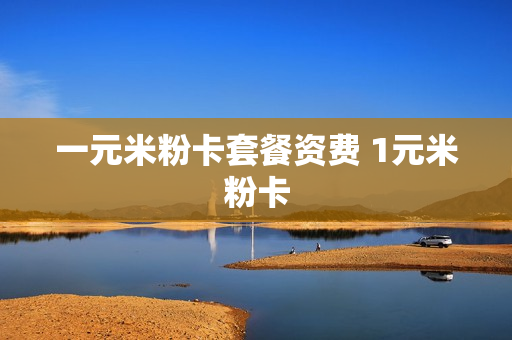 一元米粉卡套餐资费 1元米粉卡