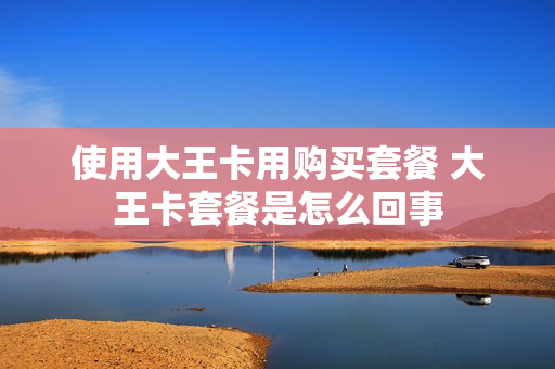 使用大王卡用购买套餐 大王卡套餐是怎么回事