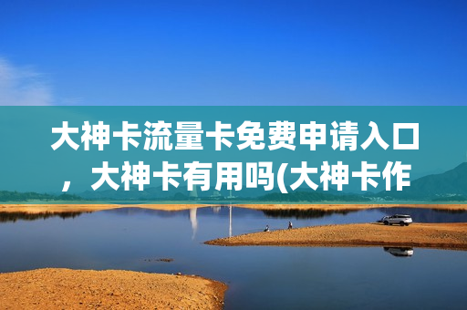 大神卡流量卡免费申请入口，大神卡有用吗(大神卡作用)