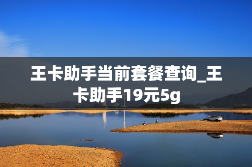 王卡助手当前套餐查询_王卡助手19元5g