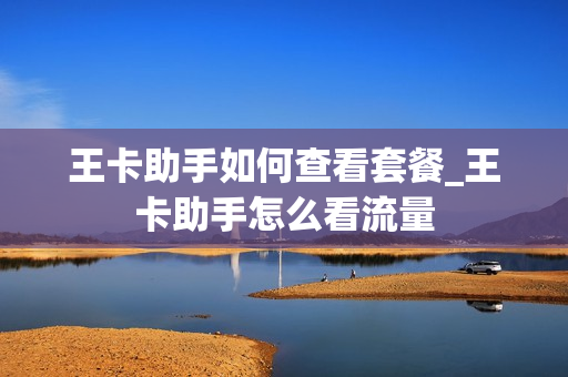 王卡助手如何查看套餐_王卡助手怎么看流量