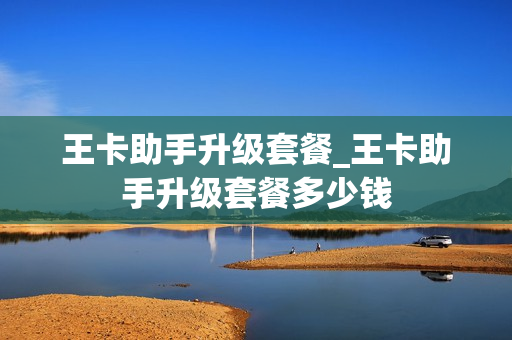 王卡助手升级套餐_王卡助手升级套餐多少钱