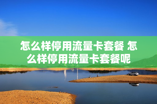 怎么样停用流量卡套餐 怎么样停用流量卡套餐呢
