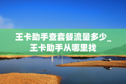 王卡助手查套餐流量多少_王卡助手从哪里找