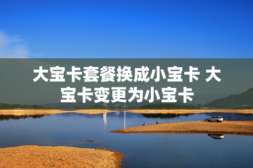 大宝卡套餐换成小宝卡 大宝卡变更为小宝卡