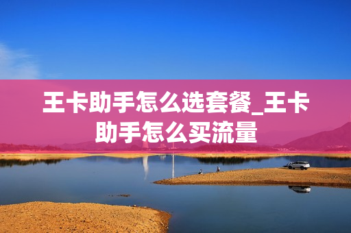 王卡助手怎么选套餐_王卡助手怎么买流量