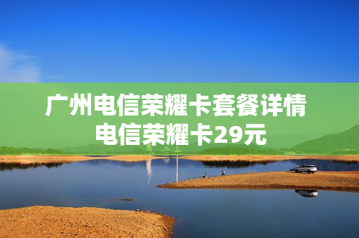 广州电信荣耀卡套餐详情 电信荣耀卡29元