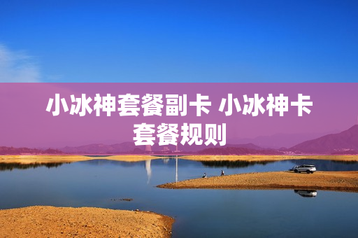 小冰神套餐副卡 小冰神卡套餐规则