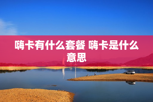 嗨卡有什么套餐 嗨卡是什么意思