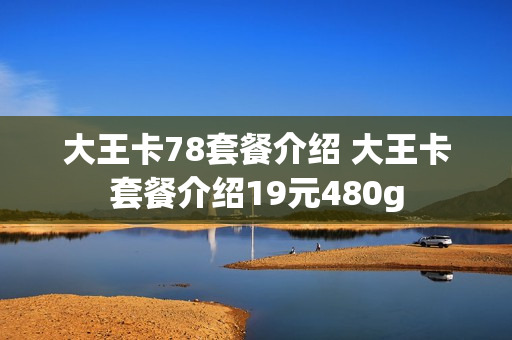 大王卡78套餐介绍 大王卡套餐介绍19元480g