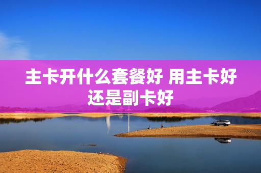 主卡开什么套餐好 用主卡好还是副卡好