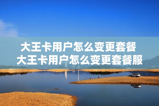 大王卡用户怎么变更套餐 大王卡用户怎么变更套餐服务