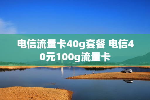电信流量卡40g套餐 电信40元100g流量卡