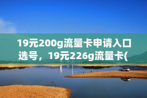 19元200g流量卡申请入口选号，19元226g流量卡(19.9元流量卡)