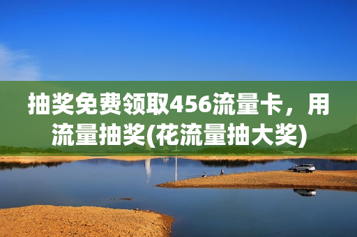 抽奖免费领取456流量卡，用流量抽奖(花流量抽大奖)