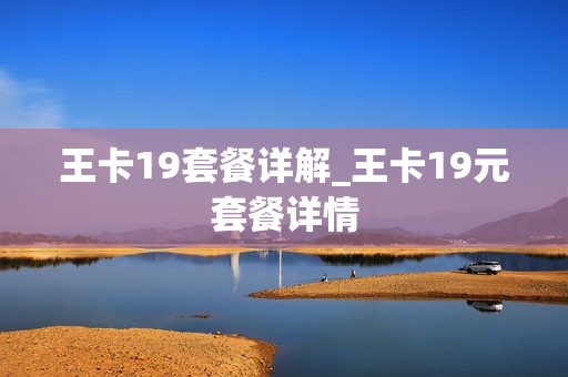 王卡19套餐详解_王卡19元套餐详情