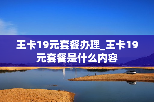 王卡19元套餐办理_王卡19元套餐是什么内容