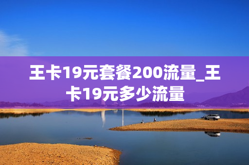 王卡19元套餐200流量_王卡19元多少流量