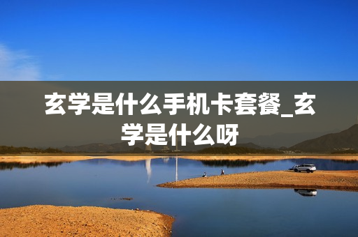 玄学是什么手机卡套餐_玄学是什么呀