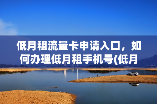 低月租流量卡申请入口，如何办理低月租手机号(低月租卡2021)
