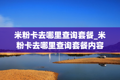 米粉卡去哪里查询套餐_米粉卡去哪里查询套餐内容