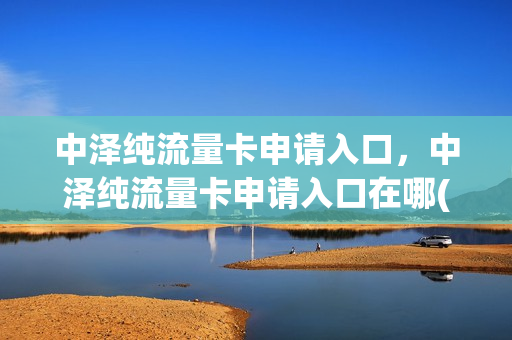 中泽纯流量卡申请入口，中泽纯流量卡申请入口在哪(179中泽流量卡哪里买)