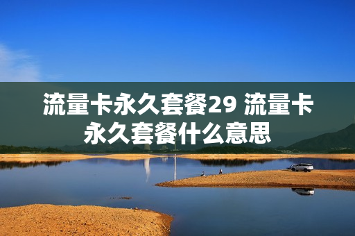 流量卡永久套餐29 流量卡永久套餐什么意思