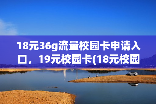 18元36g流量校园卡申请入口，19元校园卡(18元校园卡流量套餐)