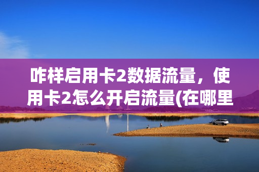 咋样启用卡2数据流量，使用卡2怎么开启流量(在哪里设置使用卡二的流量)