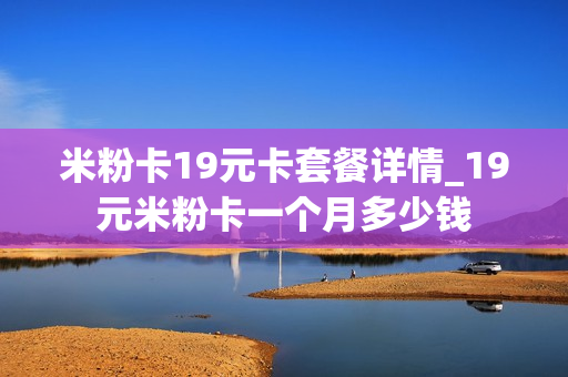 米粉卡19元卡套餐详情_19元米粉卡一个月多少钱