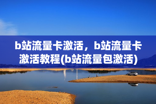 b站流量卡激活，b站流量卡激活教程(b站流量包激活)