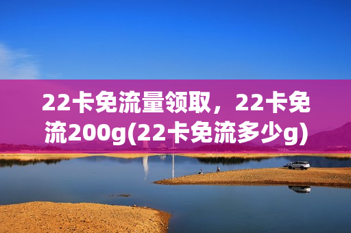 22卡免流量领取，22卡免流200g(22卡免流多少g)