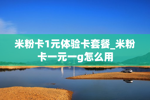 米粉卡1元体验卡套餐_米粉卡一元一g怎么用